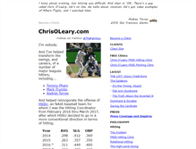 Tablet Screenshot of chrisoleary.com
